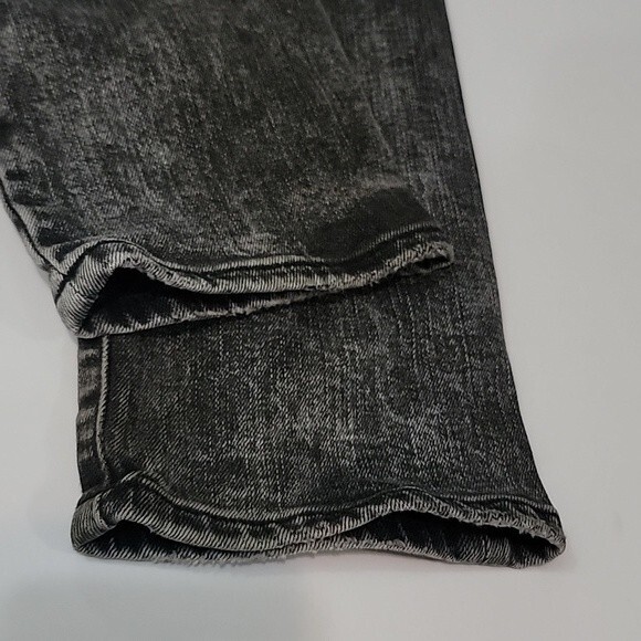 AMERICAN EAGLE Next Level Flex Distressed Black Wash Skinny Jeans size 28x30 - Picture 6 of 10